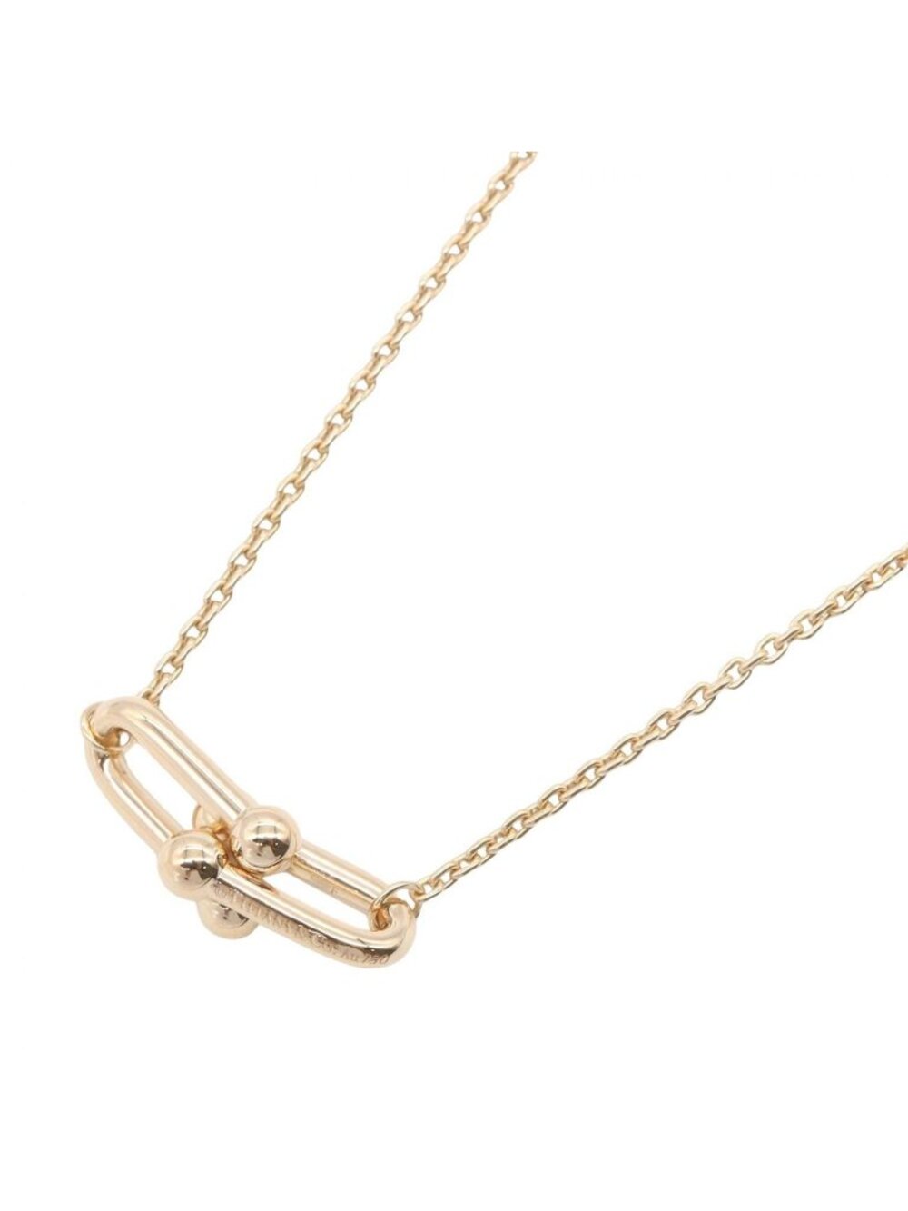 Tiffany & Co Necklace HardWear Hard Double 46 18k Pink Gold